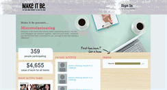 Desktop Screenshot of makeitbe.sparked.com