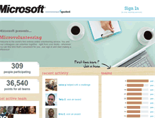 Tablet Screenshot of microsoft.sparked.com