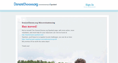 Desktop Screenshot of donorschoose.sparked.com